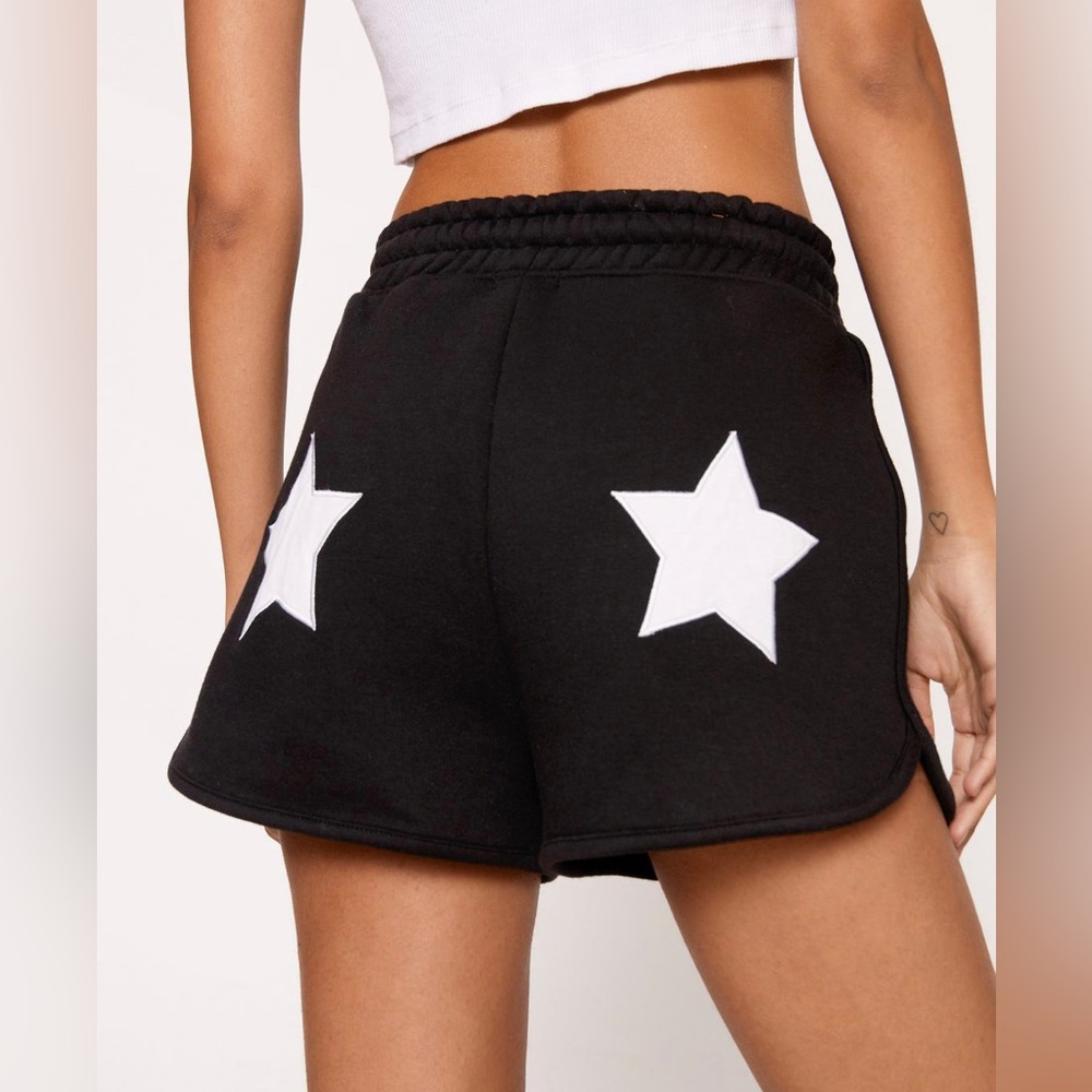 Star Bum Running Shorts - Black - M